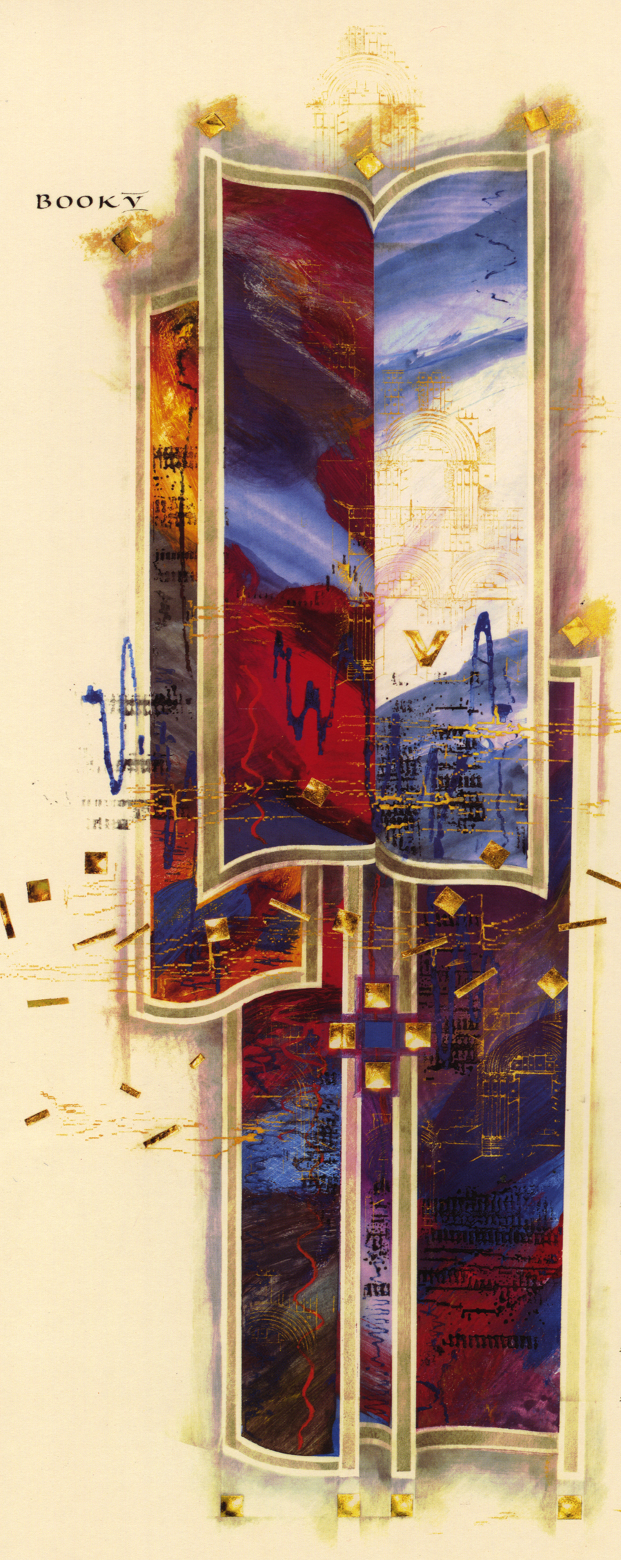 Artistic rendition of Saint John's Bible